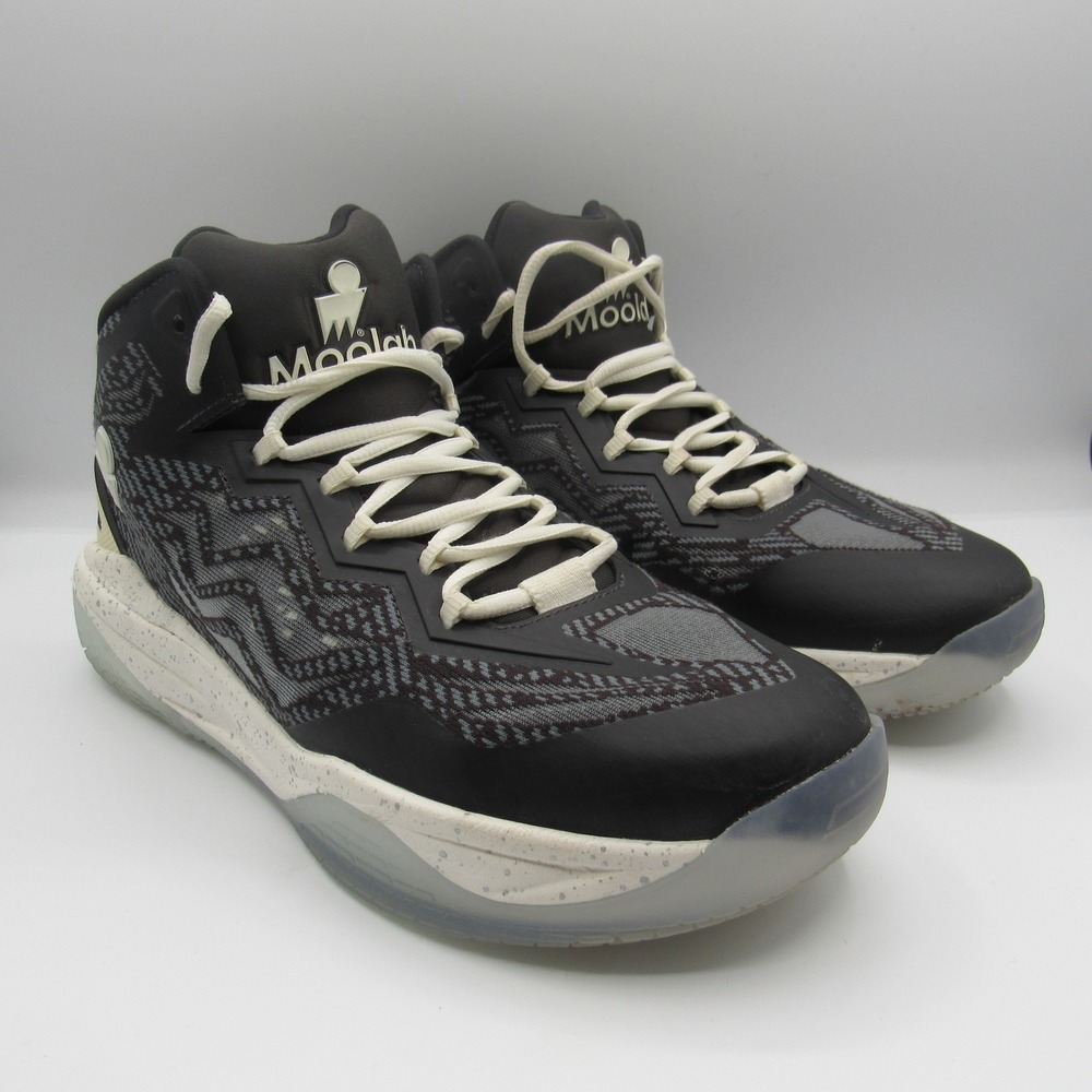 Moolah Neovolt Pro v2 Basketball Shoes Womens 9 Black High Top Sneaker